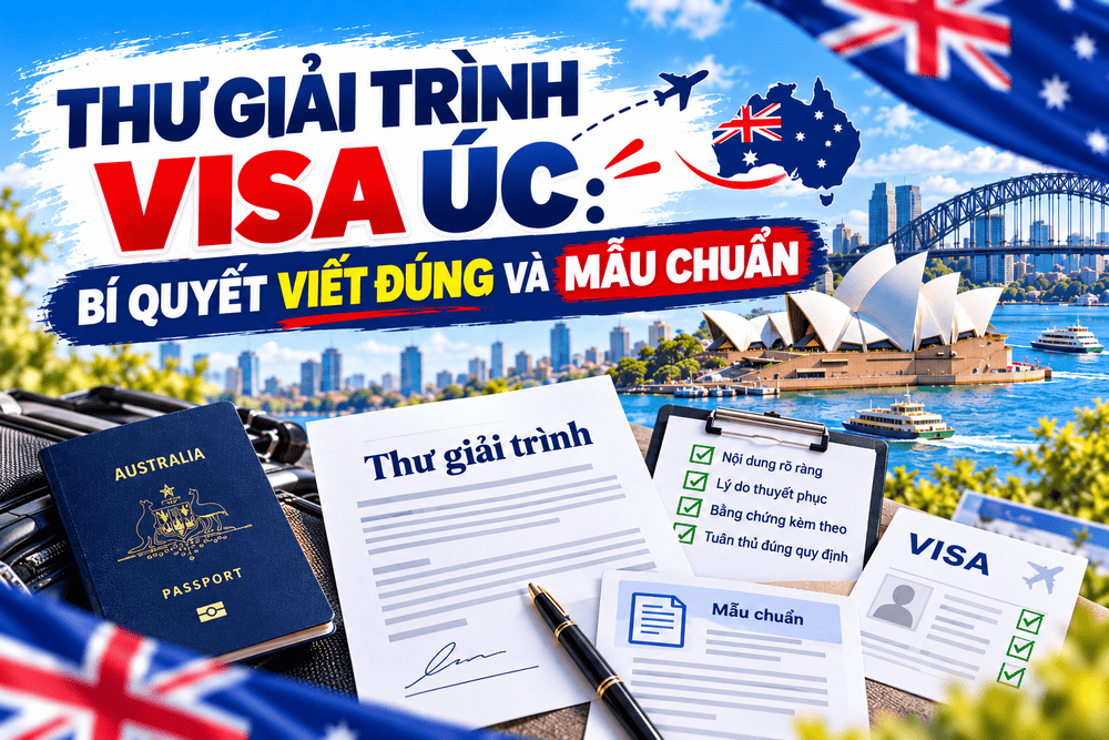 THƯ GIẢI TRÌNH VISA ÚC: BÍ QUYẾT VIẾT ĐÚNG VÀ MẪU CHUẨN